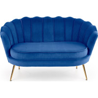 Dvojmiestna pohovka AMORTO XL - tmavo modrá