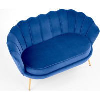 Dvojmiestna pohovka AMORTO XL - tmavo modrá