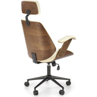 Kancelárska stolička IGNAZIO - orech/krémová