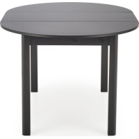 Jedálenský stôl RINO - 102(142)x102x76 cm - rozkladací - čierny