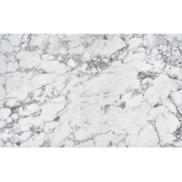 Jedálenský stôl HARRISON 100(250)x100x75 cm - rozkladací - biely mramor/čierny