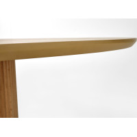 Okrúhly jedálenský stôl LOPEZ - 120x78 cm - prírodný dub