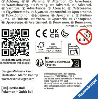 RAVENSBURGER 3D Puzzleball Pokémon: Quick Ball 54 dielikov