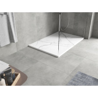 Sprchová SMC vanička MEXEN HUGO 80x100 cm - biely kameň, 42158010