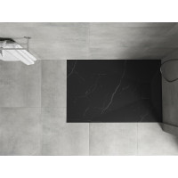 Sprchová SMC vanička MEXEN HUGO 80x100 cm - čierny kameň, 42758010