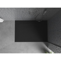 Sprchová SMC vanička MEXEN EGON 80x100 cm - čierna, 4R708010