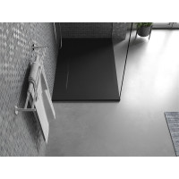 Sprchová SMC vanička MEXEN EGON 90x150 cm - čierna, 4R709015