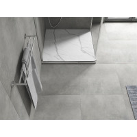 Sprchová SMC vanička MEXEN HUGO 80x80 cm - biely kameň, 42158080
