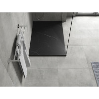Sprchová SMC vanička MEXEN HUGO 80x120 cm - čierny kameň, 42758012