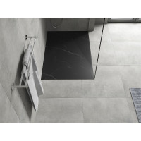 Sprchová SMC vanička MEXEN HUGO 80x120 cm - čierny kameň, 42758012