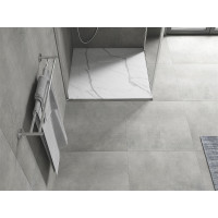 Sprchová SMC vanička MEXEN HUGO 80x80 cm - biely kameň, 42158080