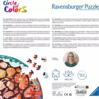 RAVENSBURGER Okrúhle puzzle Kruh farieb: Mušle 500 dielikov