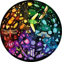 RAVENSBURGER Okrúhle puzzle Kruh farieb: Svet hmyzu 500 dielikov