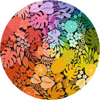 RAVENSBURGER Okrúhle puzzle Kruh farieb: Tropical 500 dielikov
