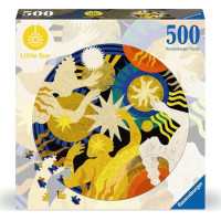 RAVENSBURGER Guľaté puzzle Little Sun: Zapojenie sa 500 dielikov