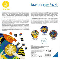 RAVENSBURGER Guľaté puzzle Little Sun: Zapojenie sa 500 dielikov