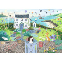 RAVENSBURGER Puzzle Chata na pobreží 1000 dielikov