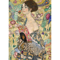 RAVENSBURGER Puzzle Dáma s vejárom 1000 dielikov