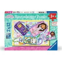 RAVENSBURGER Puzzle Gábinin kúzelný domček 2x12 dielikov