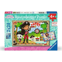 RAVENSBURGER Puzzle Gábinin kúzelný domček 2x24 dielikov