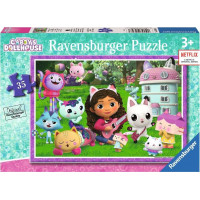 RAVENSBURGER Puzzle Gábinin kúzelný domček 35 dielikov