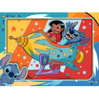RAVENSBURGER Puzzle Lilo a Stitch 4v1 (12, 16, 20, 24 dielikov)