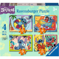 RAVENSBURGER Puzzle Lilo a Stitch 4v1 (12, 16, 20, 24 dielikov)