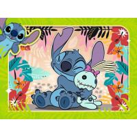 RAVENSBURGER Puzzle Lilo a Stitch 4v1 (12, 16, 20, 24 dielikov)