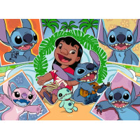 RAVENSBURGER Puzzle Lilo a Stitch 4x100 dielikov