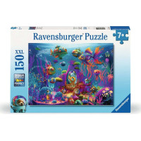 RAVENSBURGER Puzzle Mimozemšťania v oceáne XXL 150 dielikov