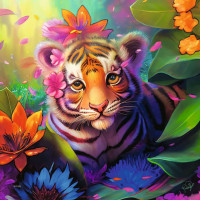 RAVENSBURGER Puzzle Mláďatá z džungle 3x49 dielikov