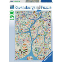RAVENSBURGER Puzzle Modrý strom 1500 dielikov