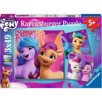 RAVENSBURGER Puzzle My Little Pony 3x49 dielikov