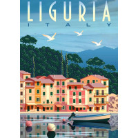 RAVENSBURGER Puzzle Pohľadnica z Ligúria 1000 dielikov