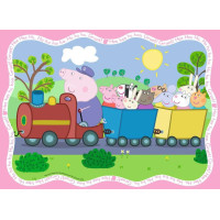 RAVENSBURGER Puzzle Prasiatko Peppa 4x42 dielikov