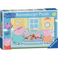 RAVENSBURGER Puzzle Prasiatko Peppa: Family Time 35 dielikov