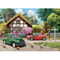 RAVENSBURGER Puzzle Prechádzka vidieckou krajinou 1000 dielikov