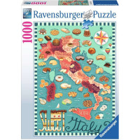 RAVENSBURGER Puzzle Sladká mapa Taliansko 1000 dielikov