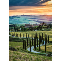 RAVENSBURGER Puzzle Val d&#39;Orcia, Toskánsko 1000 dielikov