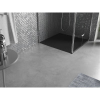 Sprchová SMC vanička MEXEN OTTO 80x80 cm - čierna, 4N708080