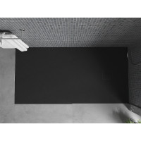 Sprchová SMC vanička MEXEN BERT 70x160 cm - čierna, 4K707016