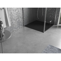 Sprchová SMC vanička MEXEN BERT 90x90 cm - čierna, 4K709090