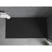 Sprchová SMC vanička MEXEN AMON 80x140 cm - čierna, 4F708014