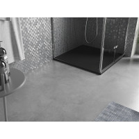 Sprchová SMC vanička MEXEN OTTO 80x80 cm - čierna, 4N708080