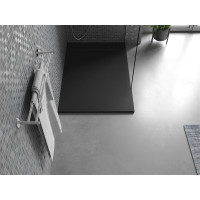 Sprchová SMC vanička MEXEN OTTO 90x120 cm - čierna, 4N709012