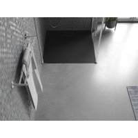 Sprchová SMC vanička MEXEN OTTO 80x80 cm - čierna, 4N708080
