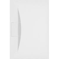 Sprchová SMC vanička MEXEN EGON 80x100 cm - biela, 4R108010