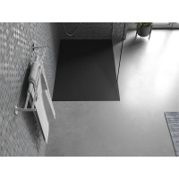Sprchová SMC vanička MEXEN BERT 70x90 cm - čierna, 4K707090