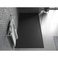 Sprchová SMC vanička MEXEN AMON 70x160 cm - čierna, 4F707016