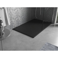 Sprchová SMC vanička MEXEN OTTO 90x130 cm - čierna, 4N709013